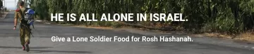 Feed a Lone Soldier: Bring Joy This Rosh Hashanah