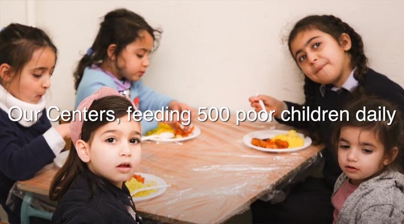 Who is feeding poor children now that the Children’s Centers in Israel are closed?